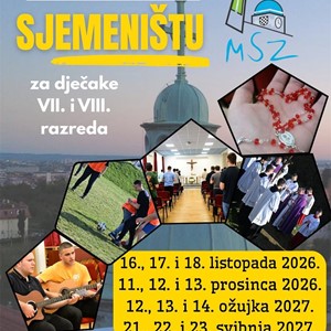 Novi ciklus “Vikenda u sjemeništu”